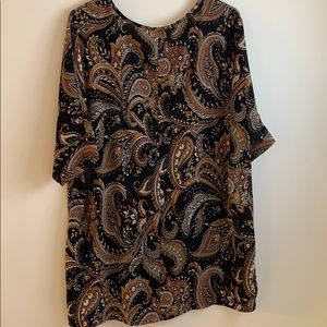 Paisley printed blouse